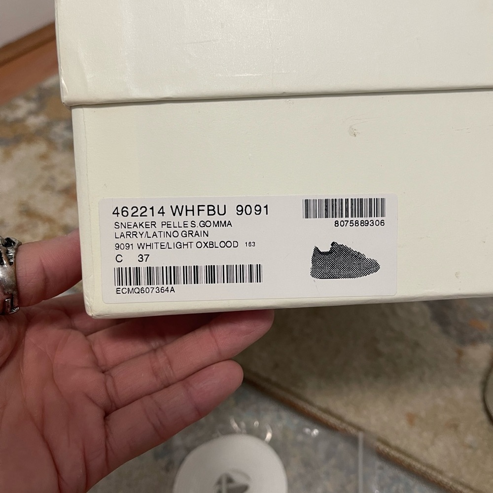 EUC Women Sz 7 (Euro Sz 37) Alexander McQueen Oversized Shoes White/Fluo Yellow - Picture 14 of 17